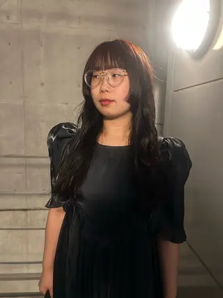 ロング yumeka🩶ボブ 暖色/透け感カラーのヘアスタイル