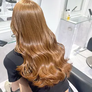 ロング カラー 🫧うる艶トレンド 🫧透明感カラーのヘアスタイル