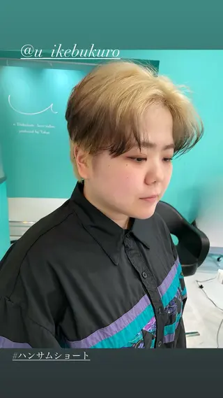 ショート カラー 🫧ショート/ボブ 池袋西口・泡渕✂️のヘアスタイル