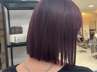 ミディアム ヘアアレンジ ハイライトカラー＆ ダブルカラー　田口のヘアスタイル