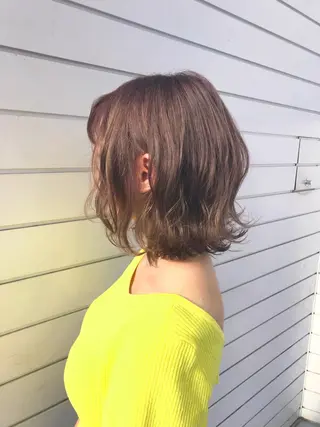 ミディアム カラー 池袋/透明感カラー 🎀Yuri🎀のヘアスタイル
