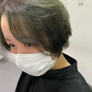 ショート カラー silo所属・silo MOKA 顔周りカット🦦のヘアスタイル
