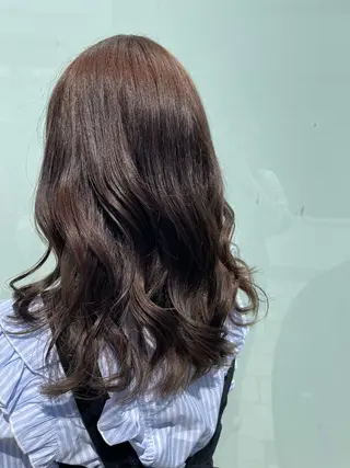 ロング カラー 原 萌香のヘアスタイル