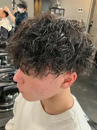 パーマ メンズ メンズ/ケアパーマ /hayashiのヘアスタイル