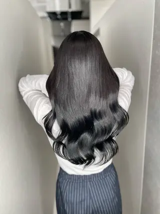 セミロング カラー 今井 勝也のヘアスタイル