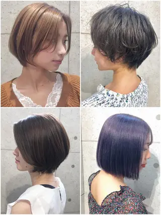 ショート 白髪ぼかし🌈 Ayakoのヘアスタイル