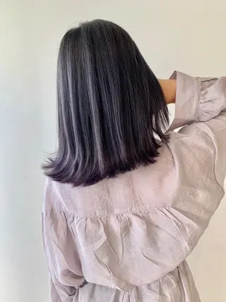 ミディアム カラー ヘアアレンジ 【公式】amble luxe池袋東口🩷のヘアスタイル