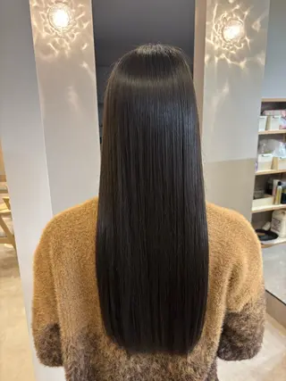 ロング ボブ/顔周りレイヤー 🎀momoka🎀のヘアスタイル