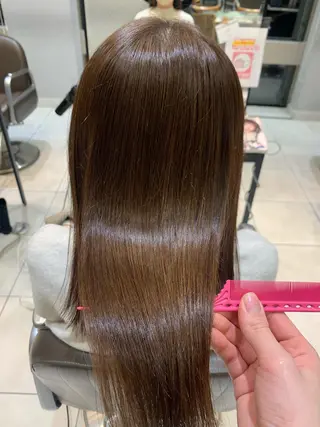 ミディアム カラー パーマ キッズ 酸熱トリートメント/ 髪質改善🌟玉井香奈のヘアスタイル