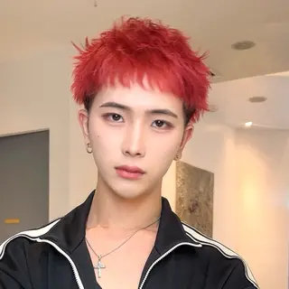 ショート カラー 岡田大志🇰🇷 中/韓メンズヘアのヘアスタイル