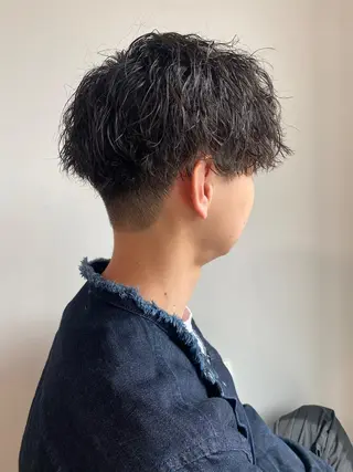 ミディアム パーマ メンズ 🔹YUTA🔹 メンズパーマのヘアスタイル