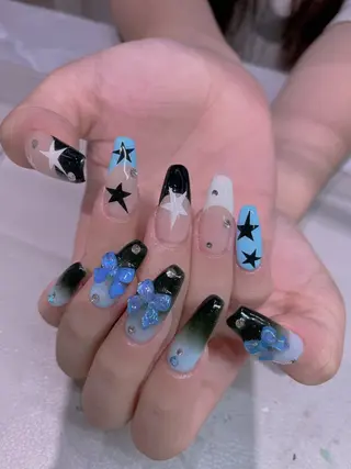 ネイル 長さだし専門店 M2 rikaのネイルデザイン