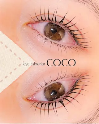 マツエク・マツパ アイラッシュテリア ココのマツエク・マツパデザイン