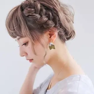 ロング カラー ヘアアレンジ 🌟髪質改善ケアカラ ー美髪縮毛矯正y🌟のヘアスタイル