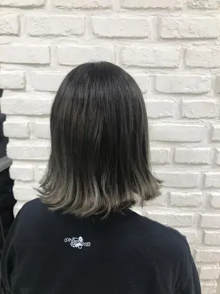 ミディアム カラー 【暖色カラー特化】 中山由梨のヘアスタイル