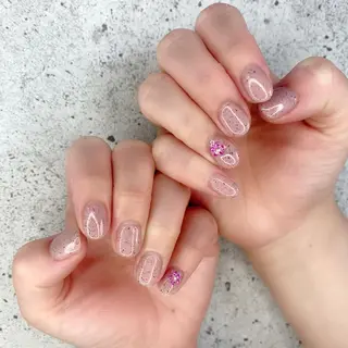 ショート カラー パーマ ヘアアレンジ メンズ キッズ ネイル マツエク・マツパ アイブロウ Salon Ｋのネイルデザイン