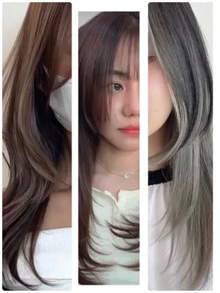 セミロング 菅野 杏実のヘアスタイル