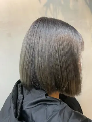 ミディアム カラー mee.表参道所属・ボブ/ショート /パーマ/shinのヘアスタイル