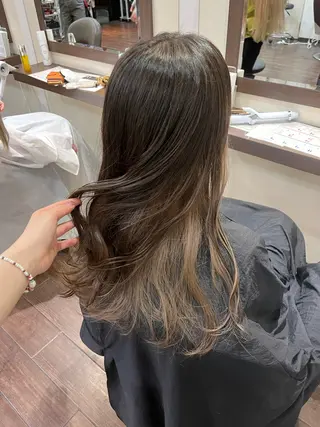 ロング 似合わせカットカラー 🤍🎀honokaのヘアスタイル