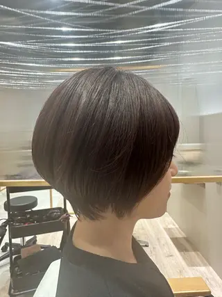 ショート シムラ カイゲンのヘアスタイル