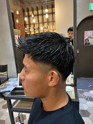 ショート パーマ メンズ 梅田/メンズ専門 /加地光尊のヘアスタイル