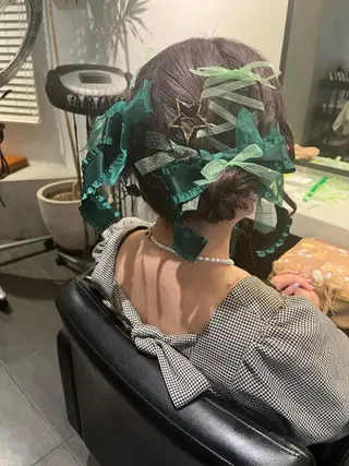 ミディアム ヘアアレンジ 顔まわり/暖色 可愛い特化🎀ゆうなのヘアスタイル