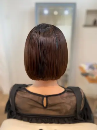 ショート パーマ 安住 千明のマツエク・マツパデザイン