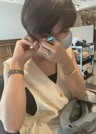 ショート 東京の技術を 京都で✂︎🕊️💖のヘアスタイル