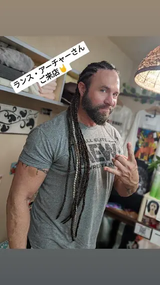 メンズ ロング scamp ★のヘアスタイル