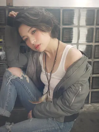 ショート カラー ☆est hair☆ 新宿ナプラスタジオのヘアスタイル