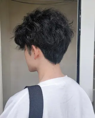 メンズ きただ あみのヘアスタイル