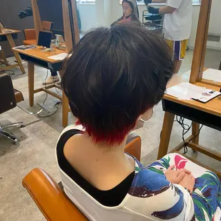 カラー Maison/松本/ 艶髪/カラー/メンズのヘアスタイル