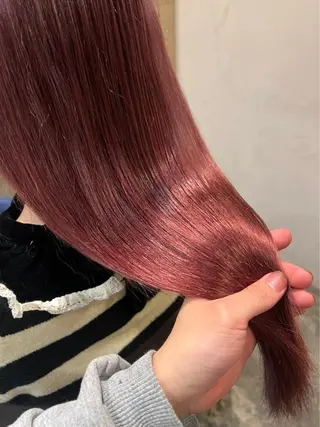 ロング カラー 店長✨️韓国ヘア✖️ 髪質改善カラー／純大のヘアスタイル