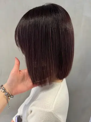 ショート ぷつっとボブ/ ブリーチ/池袋ももなのヘアスタイル