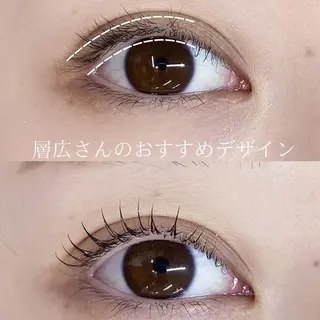 マツエク・マツパ Dahlia wakaのマツエク・マツパデザイン