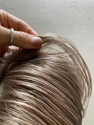 カラー パーマ/透明感カラー /ボブ/吉田一生のヘアスタイル