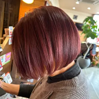 ミディアム カラー oshare tom (スタイリスト)所属・人気🌻《髪質改善》 平井 綾乃のヘアスタイル