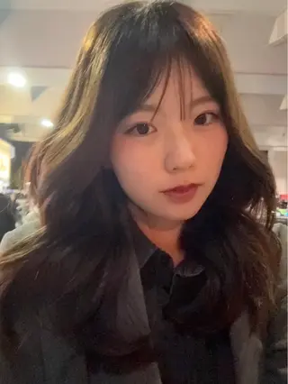 ロング 透明感カラー/似合わ せ前髪/柴田礼空のヘアスタイル