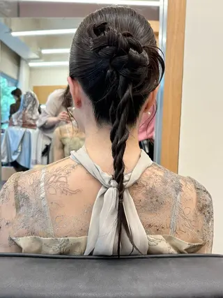 ロング ヘアアレンジ 武田美空🐇 ボブ/暖色カラー🌷のヘアスタイル