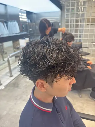 ショート パーマ fifth 児玉達哉 当日予約🙆のヘアスタイル