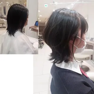 ミディアム 村岡【店長】 【骨格矯正ショート】のヘアスタイル