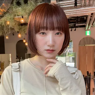 ショート MINX over所属・🍒暖色カラー•東京 小玉姫那🍒のヘアスタイル