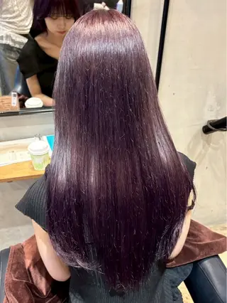 カラー さわ/ 博多/色素薄めカラーのヘアスタイル