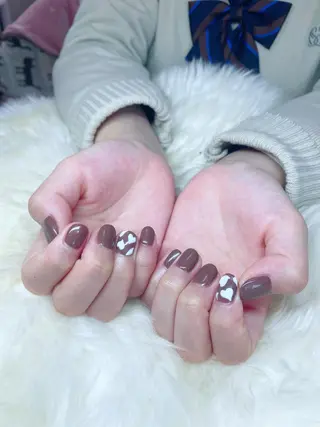 ショート 💜MIYA nail川崎店のネイルデザイン