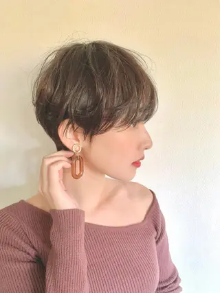 ショート カラー ヘアアレンジ ❣️韓国レイヤー ❣️渡部晃輝のヘアスタイル