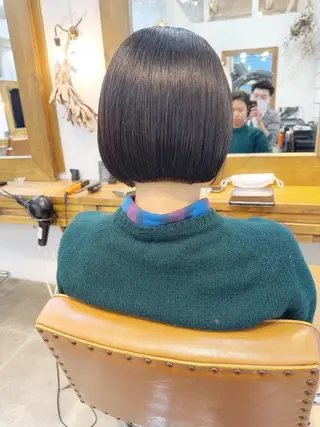 ショート カラー newline銀座所属・👑銀座ショート/ 絶壁補正/金子涼👑のヘアスタイル