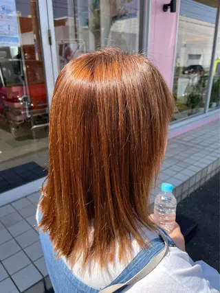 セミロング カラー 【史上最高】口コミ No.1/ナツキのヘアスタイル