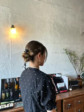 ミディアム ヘアアレンジ 🦖ノザワ リンカ🦖のヘアスタイル