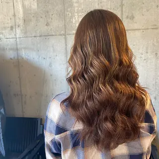 カラー 透明感/韓国風 🤍moeka🤍のヘアスタイル