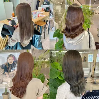 セミロング カラー THE ESCALA 町田所属・町田縮毛矯正/ 髪質改善/美髪特化のヘアスタイル